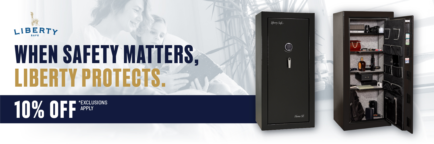 Liberty Safe Safety Month Sale from Dungarees your Liberty Safe dealer in Columbia